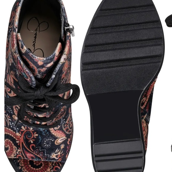 Jessica Simpson Lizzah Platform open toe bootie - Picture 4 of 4